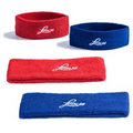 Red And Blue Quality Terry Sports Basketball Sweat Headband